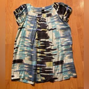 Silky tunic top
